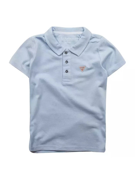 Guess Children's Polo Short Sleeve Blue