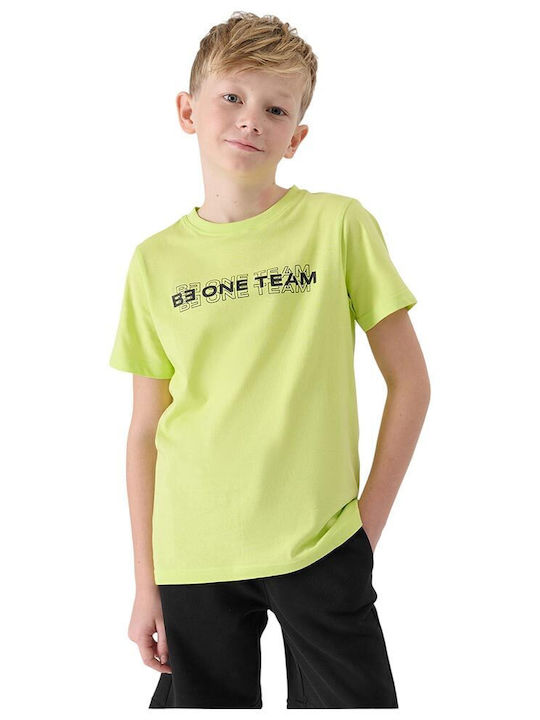 4F Παιδικό T-shirt Πράσινο