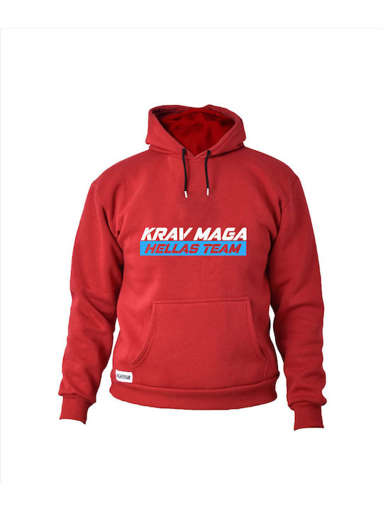 FightFlix Sweatshirt with Hood Red