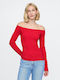 Women's Sweater Woolen modern red
