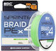 Νημα Golden Catch Braided Line Sprinter Pe X4 150m Lime Green #1.2pe 0.185mm