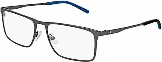 MontBlanc Ανδρικός Μεταλλικός Σκελετός Γυαλιών Γκρι S0387683