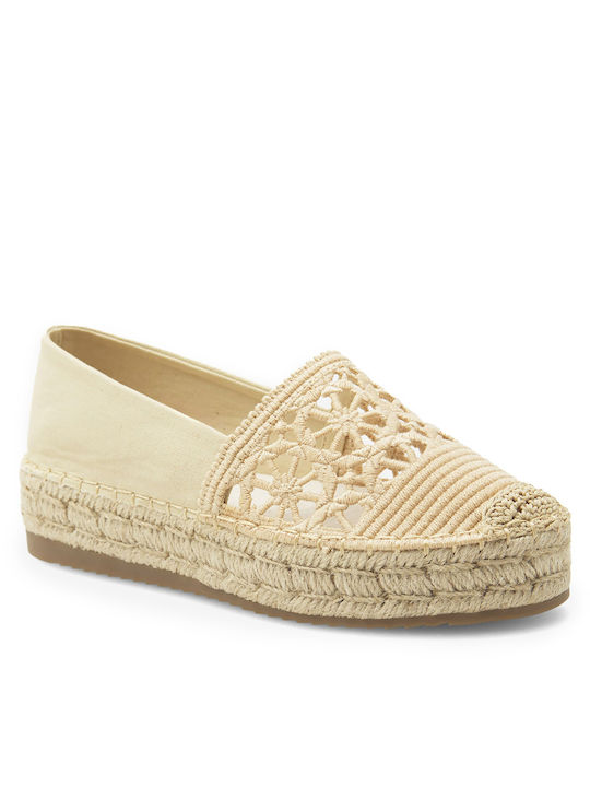 Jenny Fairy Damen Espadrilles in Beige Farbe