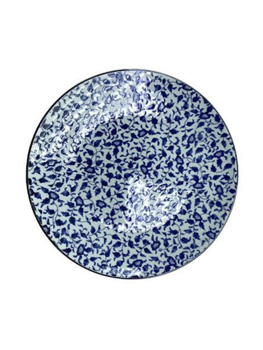 SDS Plate Shallow Ceramic Blue