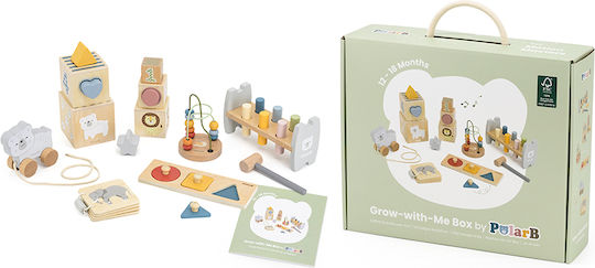 Viga Toys Stacking Toy made of Wood for 18++ Months