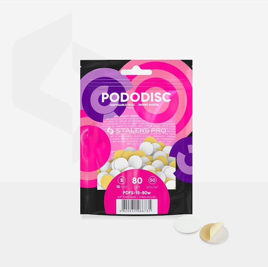 Staleks Σετ Φρέζα Τροχού Νυχιών Pododisc Disc Pro 50τμχ