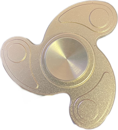 Fidget Spinner Golden Three Leaves Χρυσό Σπίνερ
