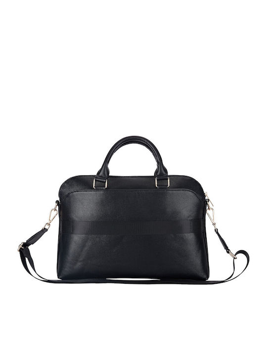 Guess Pu Grained Triangle Logo Κάλυμμα για Laptop 15" σε Μαύρο χρώμα