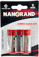 Nanorand Αλκαλικές Μπαταρίες C 1.5V 2τμχ