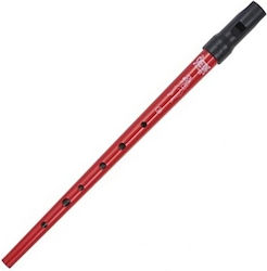 Clarke Tinwhistle Metallic Recorder Sweetone D Red Clarke Tinwhistle Metallic Recorder Sweetone D Red
