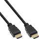 InLine HDMI 2.0 Premium High Speed 4K 60Hz HDR Cable HDMI male - HDMI male 0.5m Μαύρο