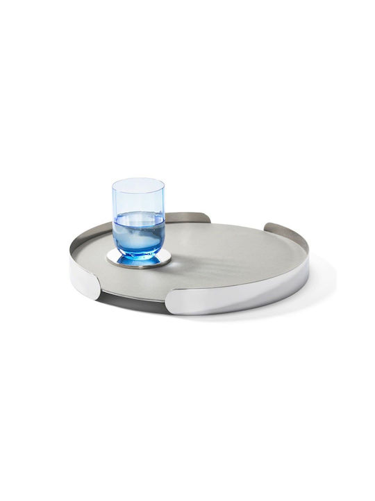 Philippi Edelstahl Oval Serviertablett in Gray Farbe 35.5cm 202028 1Stück