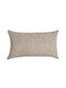 Bed&Bath Διακοσμητική Μαξιλαροθήκη από 100% Βαμβάκι Beige 30x50εκ.