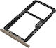 Clappio SIM Card Tray Huawei Mate 20 Lite Nano SIM Micro SD Gold