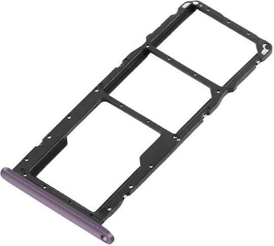 Clappio Sim Card Drawer Honor 8x Dual Nano Sim Micro-sd Purple
