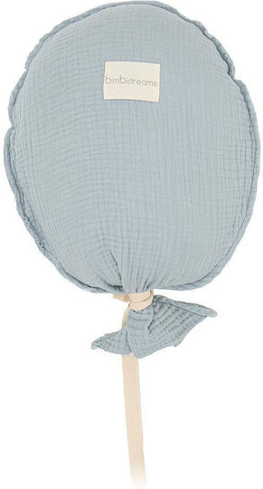 Dekoratives Wandkissen Hellblauer Ballon 30x40cm