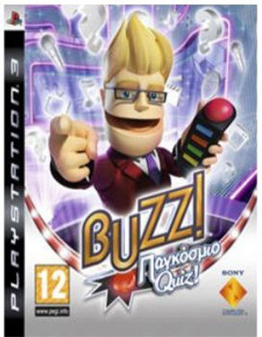 Μουσικό Κουιζ (Ελληνικά) μαζι με 4 ΕΝΣΥΡΜΑΤΑ buzzers PS3 Game (Used)