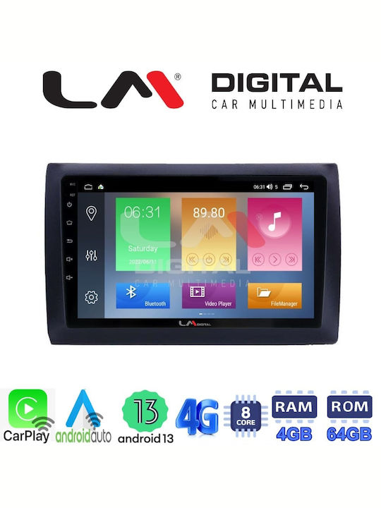 LM Digital Sistem Audio Auto pentru Fiat Stilo 2001 > 2008 (Bluetooth/USB/WiFi/GPS/Apple-Carplay/Android-Auto)