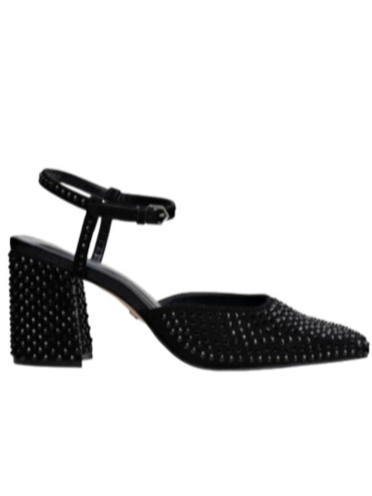 Carrano Suede Black Heels