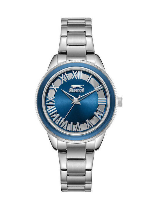 Slazenger Women's Watch with Silver Metal Bracelet