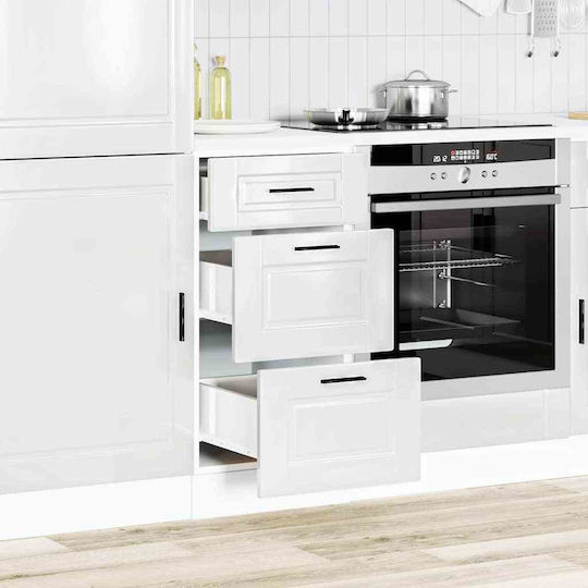 Vidaxl Kitchen Base Cabinet Porto White High Gloss
