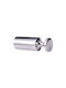 Straight Towel Bathrobe Hook Kapitan Classico Stainless Steel Inox 18/10 Aisi304