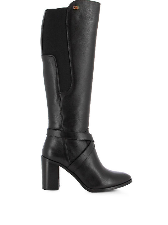 Guy Laroche Leder Damenstiefel mit hohem Absatz...