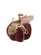 Melia Handmade Настолници Гоури Тиква Burgundy от Текстил 2026 1бр