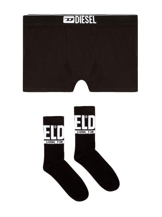 Diesel Herren-Boxershorts 1Packung White-black