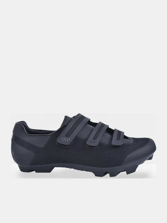 FLR F-55 Knit Ανδρικά Χαμηλά Παπούτσια Ποδηλασίας Βουνού Μαύρα