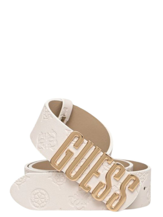 Guess Damen Gürtel Weiß