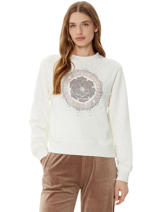 Guess Women's Fleece Sweatshirt Peony