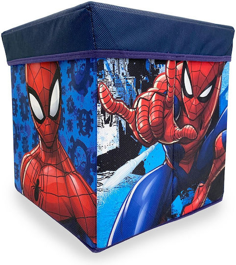 Dimcol Children's Storage Box made of Fabric Blue 30x30x30cm 1pcs