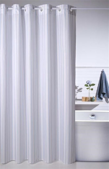 Atenas Duschvorhang Stoff 180x200cm Striped
