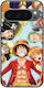 One Piece Google Pixel 9 Pro 5G Schwarzes TPU Schwarzes Silikon