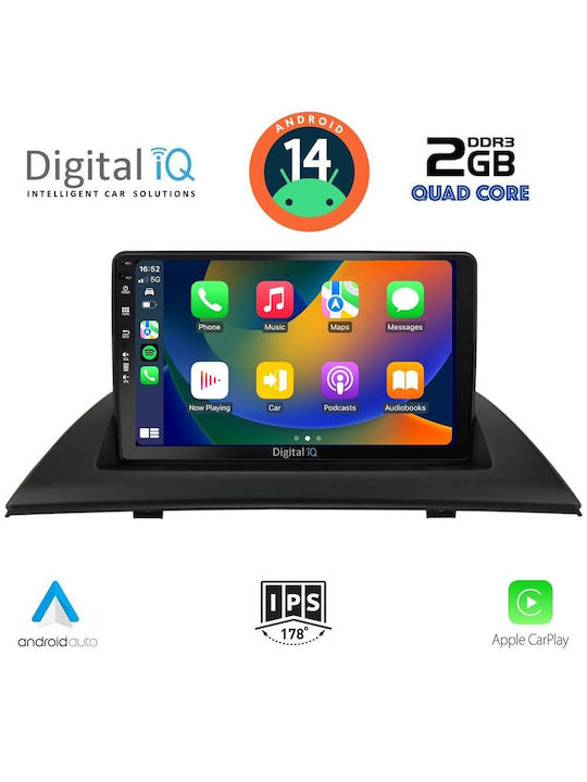 Digital IQ Автомобилна Аудио Система (Блутут/USB/AUX/WiFi/GPS/Apple-Carplay/Android-Auto) с Тъчскрийн 9"