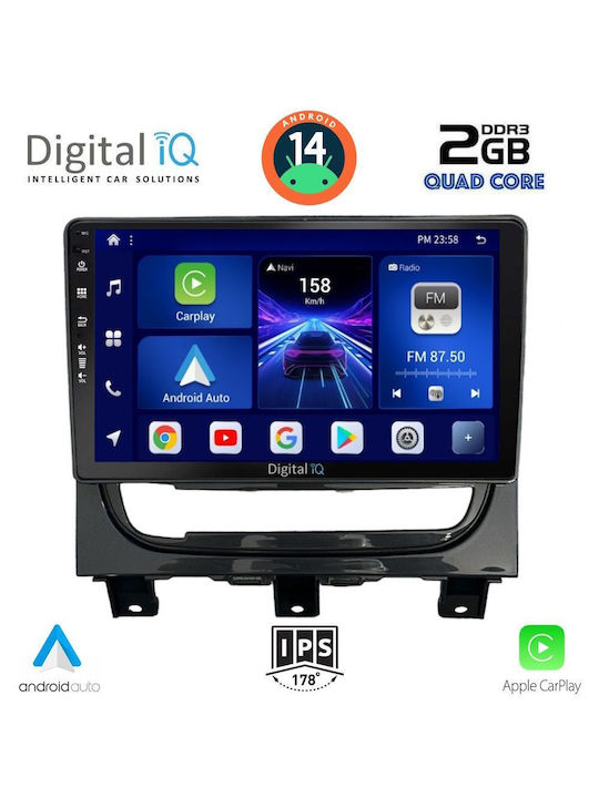 Digital IQ Автомобилна Аудио Система (Блутут/USB/AUX/WiFi/GPS/Apple-Carplay/Android-Auto) с Тъчскрийн 9"