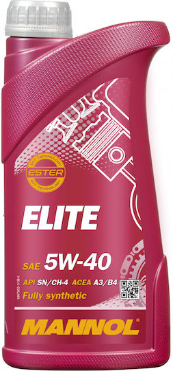 Mannol Elite Συνθετικό Λάδι Αυτοκινήτου 5W-40 1lt