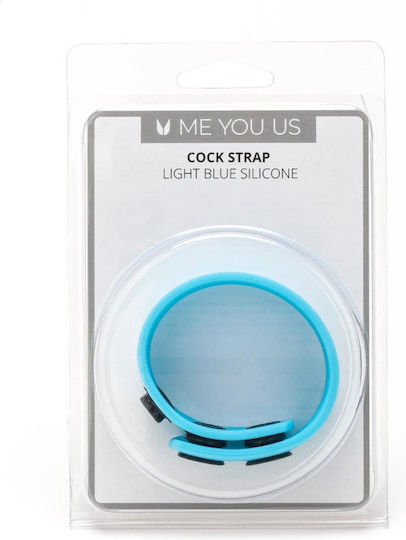 Me You Us Light Blue Silicone Cock Strap