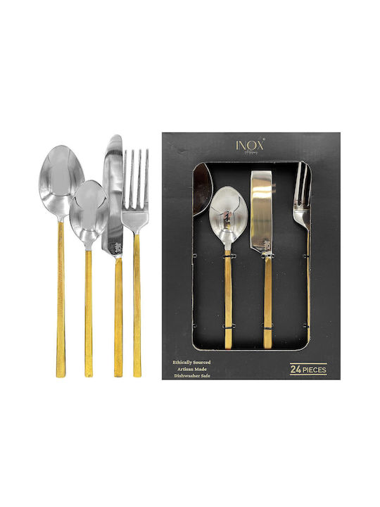 Victoria Cutlery Set Stainless Silver 24pcs