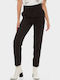 Women's Fabric Trousers Black