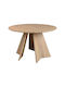 Bibble Rund Tisch Speisesaal Holz Natural Shade 120x120x76cm