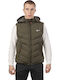 Sleeveless Jacket Puffer Windproof Olive