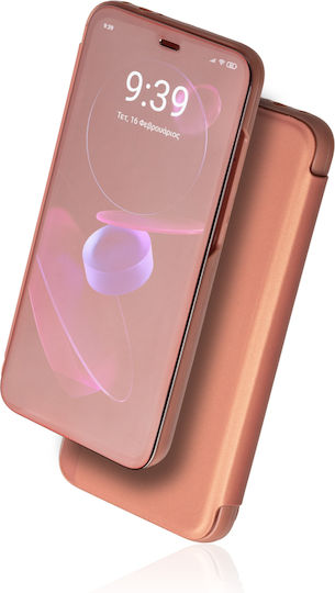 Naxius View Umschlag Rückseite Kunststoff Rosa (Redmi Note 13 4GHonor X6)
