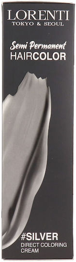 Ημιμόνιμη Βαφή Lorenti Haircolor Ασημί 200 Ml