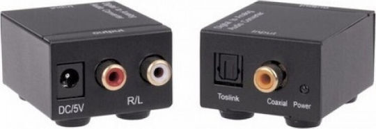 Convertor Audio Digital Anga Qa-c102 Toslink sau Coaxial la Stereo RCA