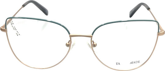 Tailor Made Women's Metal Butterfly Frame Gold TM15210-C4
