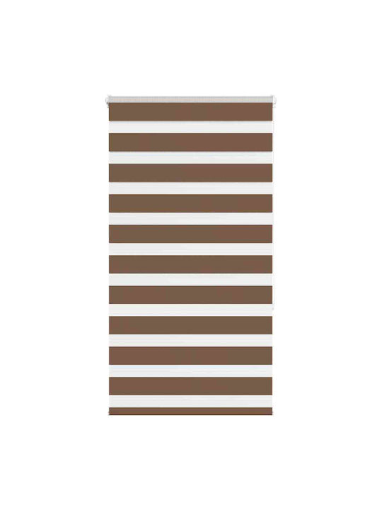 vidaXL Roller Blinds Partial Blackout Brown W80...