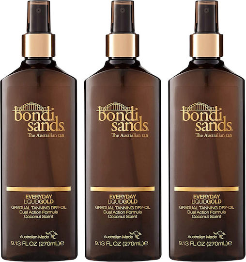 Bondi Sands Liquid Gold Self-tanning Oil X3pcs