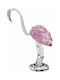 Crystal Pink Flamingo Decorative Figure 19x8x39cm Galifas 9909921 Galifas